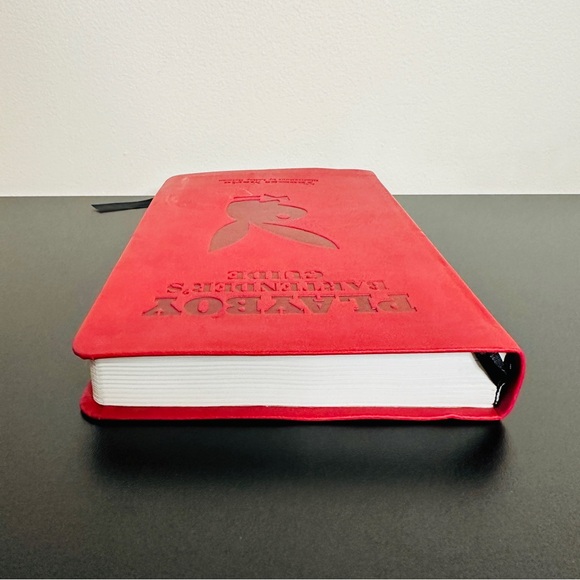 VINTAGE PLAYBOY Bartender’s Guide in Red Bound Leather VINTAGE Thomas Mario - Picture 11 of 13